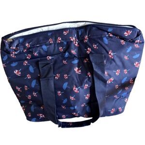 Large Insulted Heavy Duty Canvas Beach Umbrella Picnic Beach Tote Bag